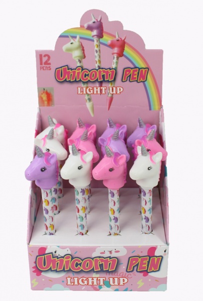 Light Up Flashing Unicorn Pen